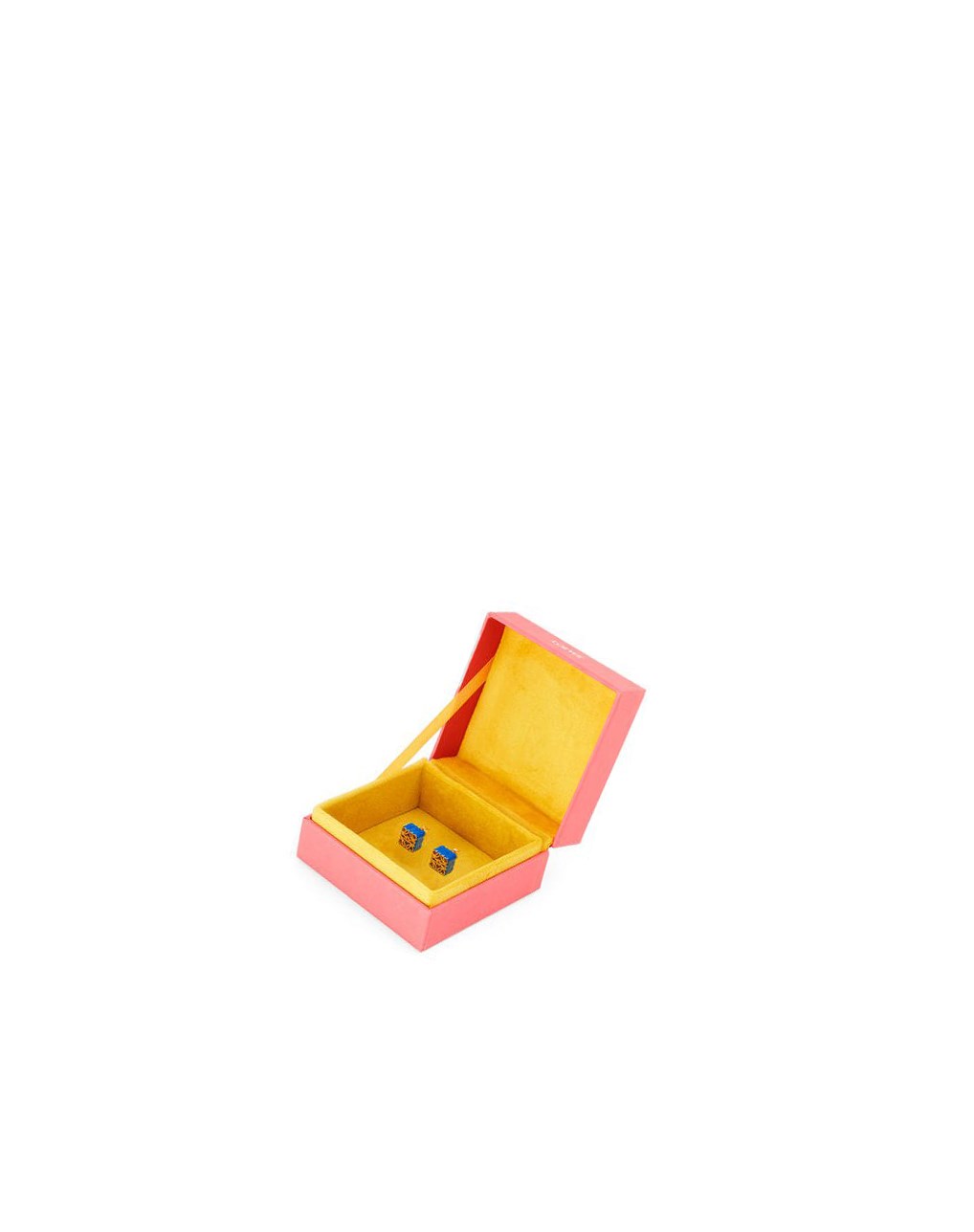 Loewe Anagram stud earrings in sterling silver and enamel Azules | EJDAQ-6358