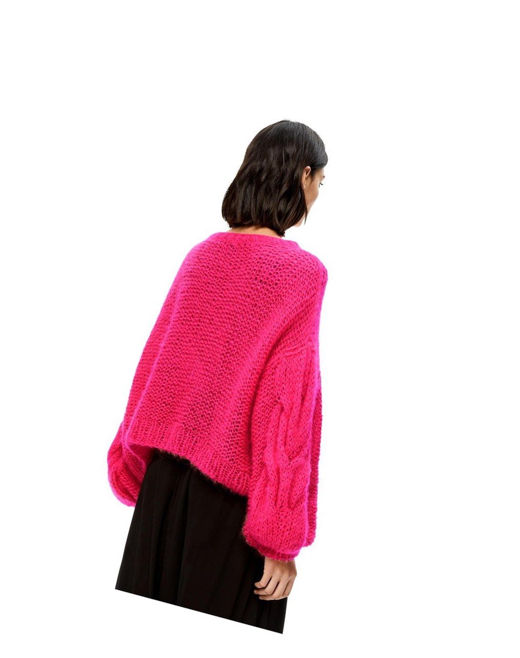 Loewe Anagram sweater in mohair Rosas | UGERJ-9763