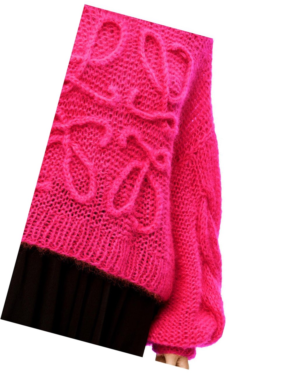 Loewe Anagram sweater in mohair Rosas | UGERJ-9763
