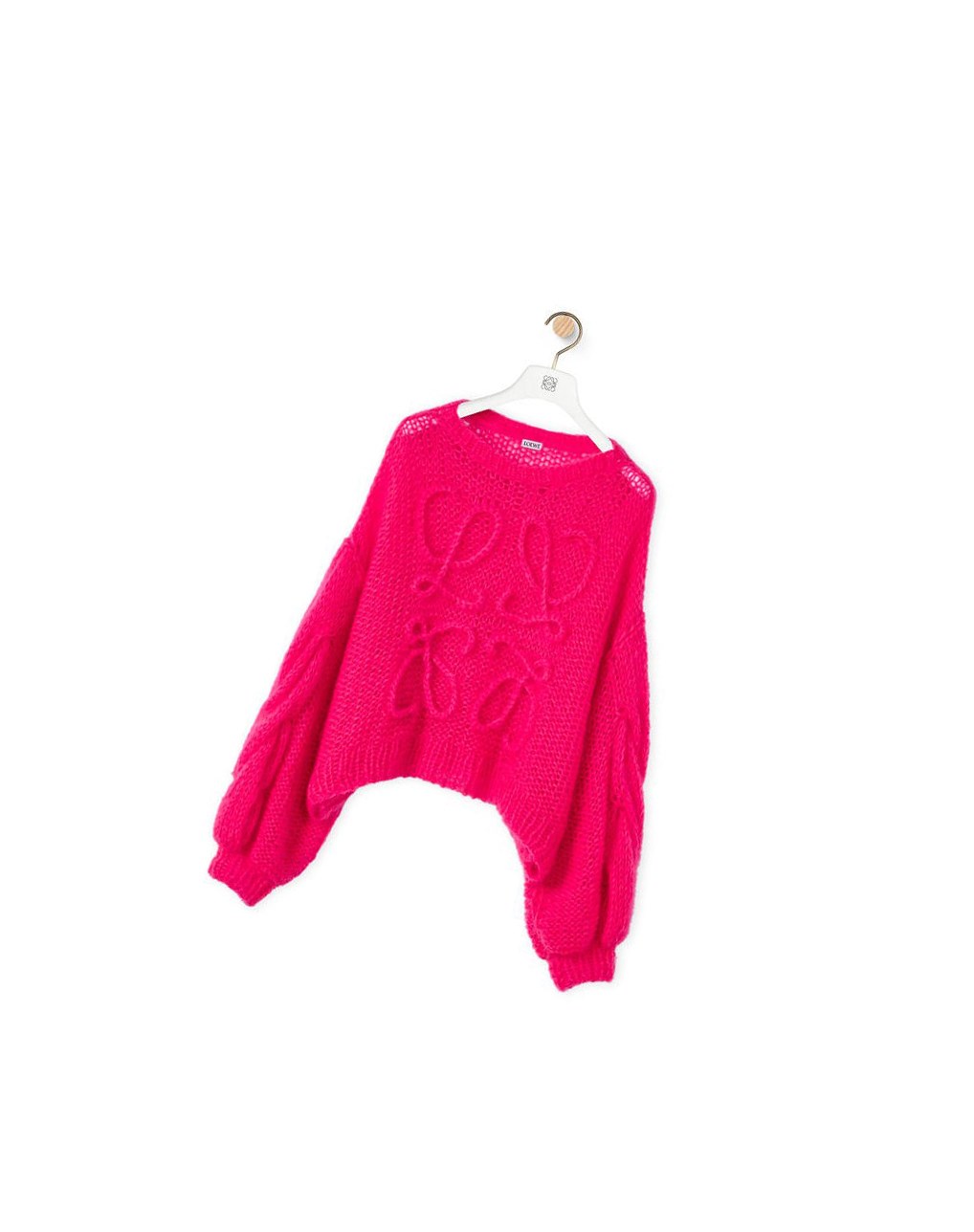 Loewe Anagram sweater in mohair Rosas | UGERJ-9763