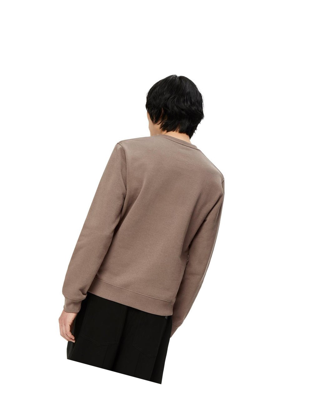 Loewe Anagram sweatshirt in cotton Grises | YFOTU-0395