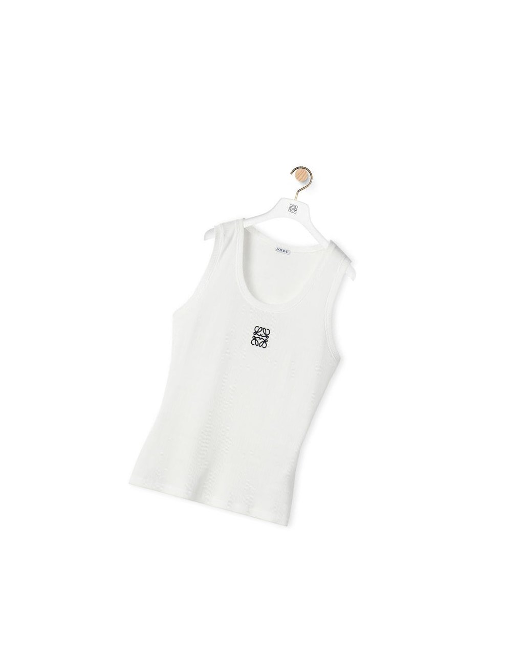 Loewe Anagram tank top in cotton Blancos | XOHLI-9670