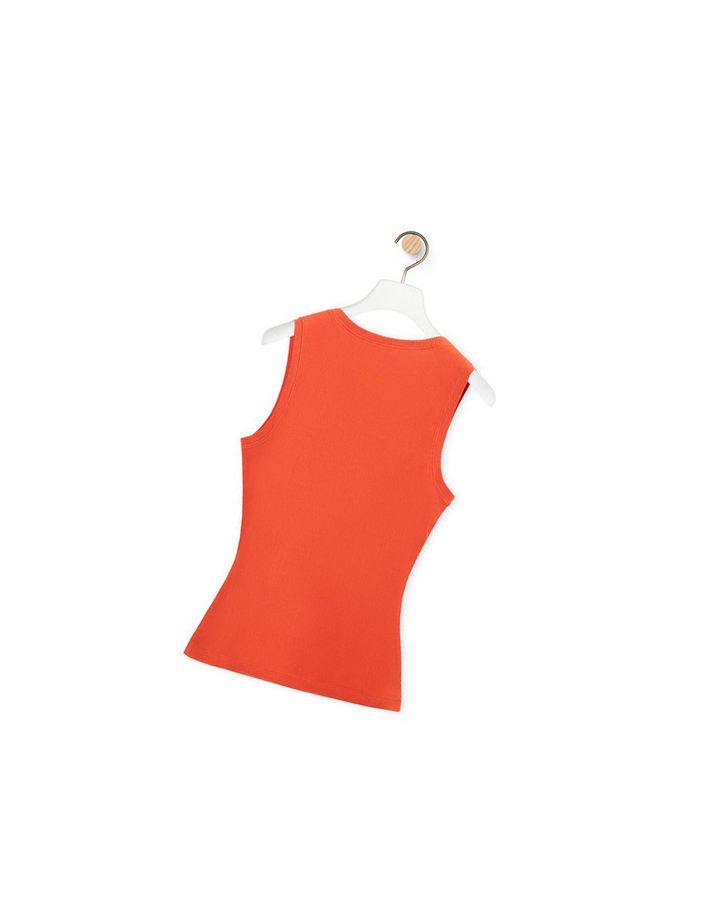 Loewe Anagram tank top in cotton Naranjas | UAQID-1245