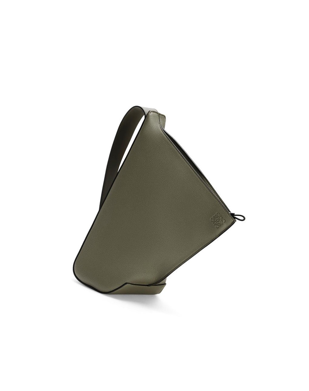 Loewe Anton sling in soft grained calfskin Kaki Verdes | MTDBN-5196