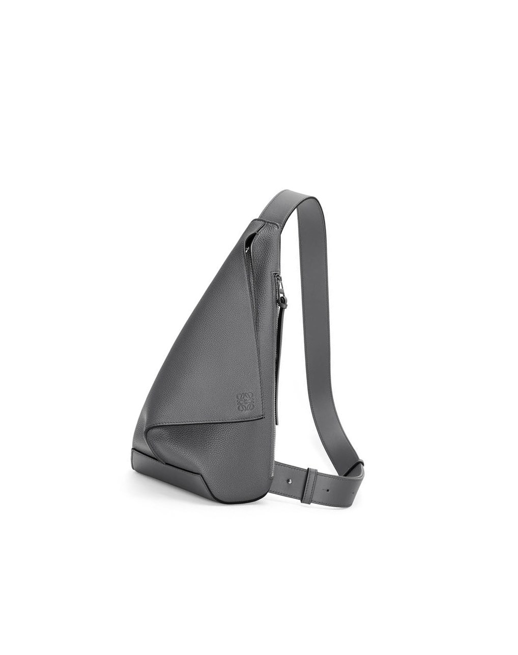 Loewe Anton sling in soft grained calfskin Anthracite | YMBPO-2316