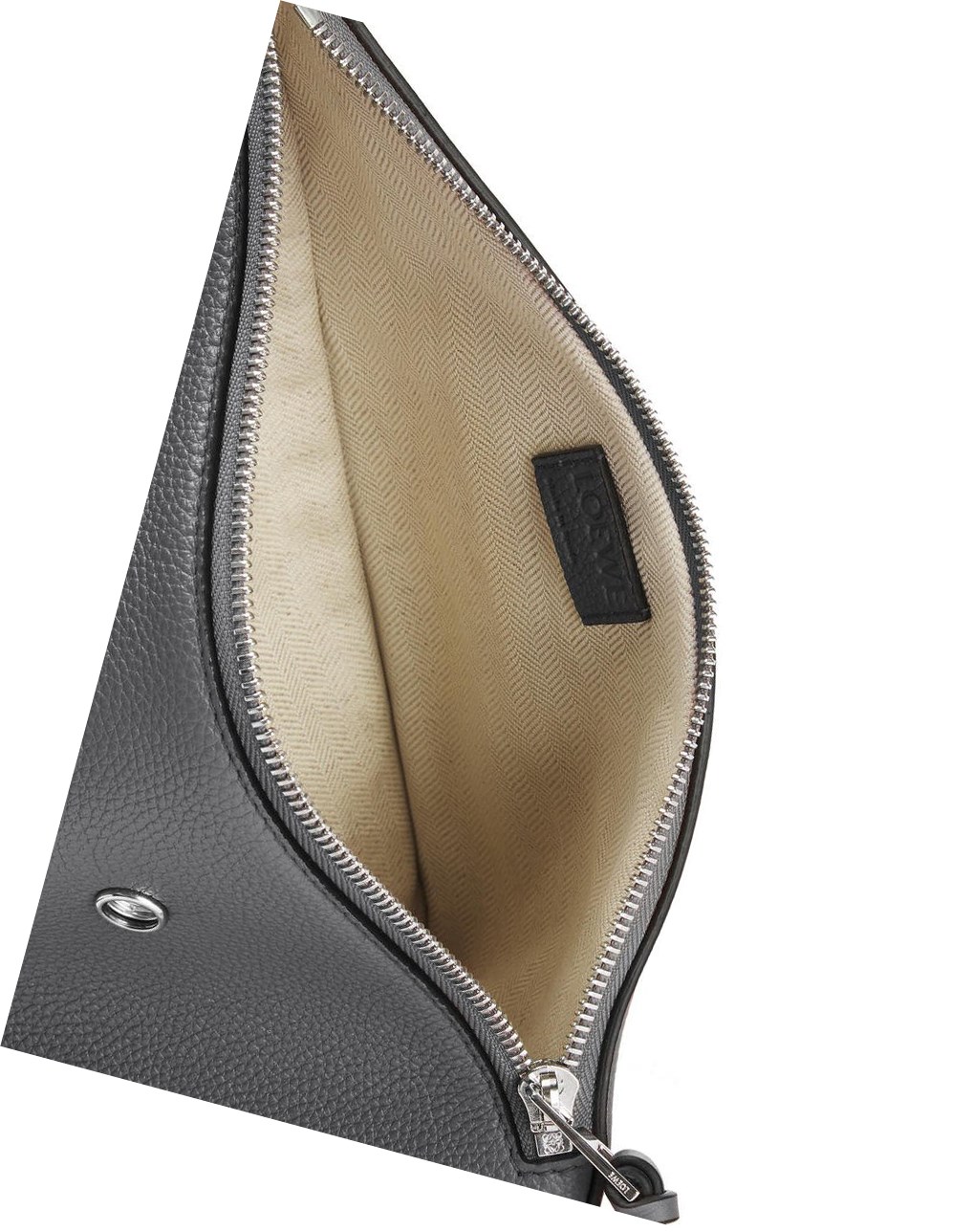 Loewe Anton sling in soft grained calfskin Anthracite | YMBPO-2316