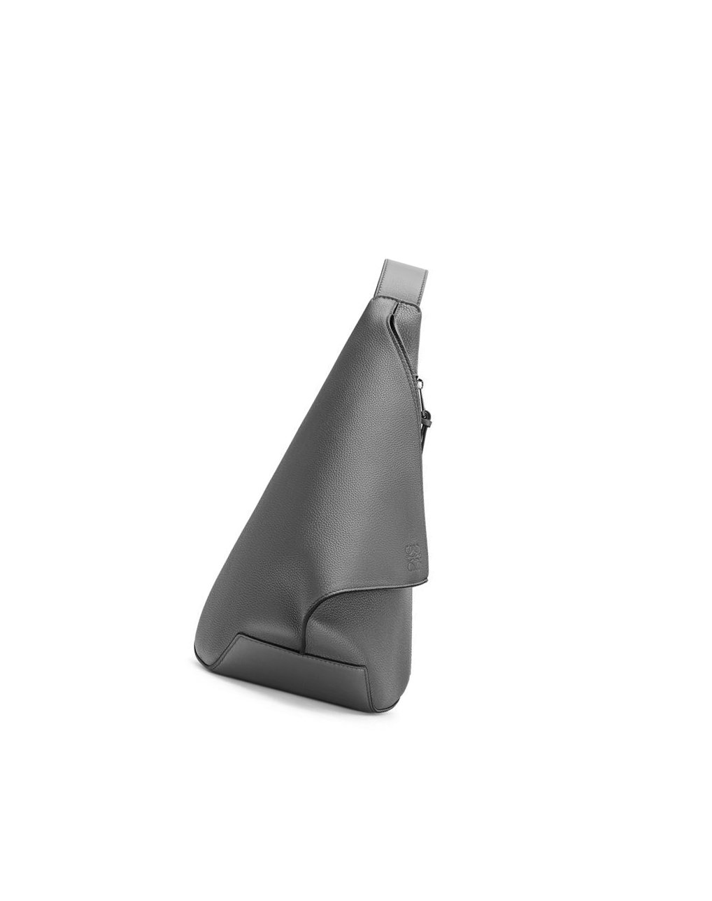 Loewe Anton sling in soft grained calfskin Anthracite | YMBPO-2316