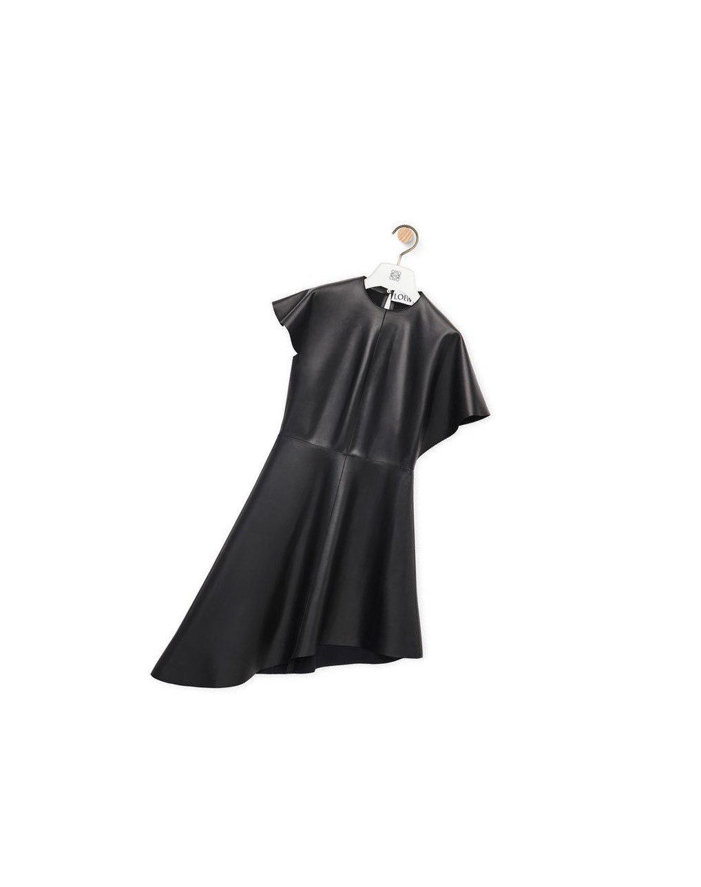 Loewe Asymmetric dress in nappa Negros | YXZML-7894
