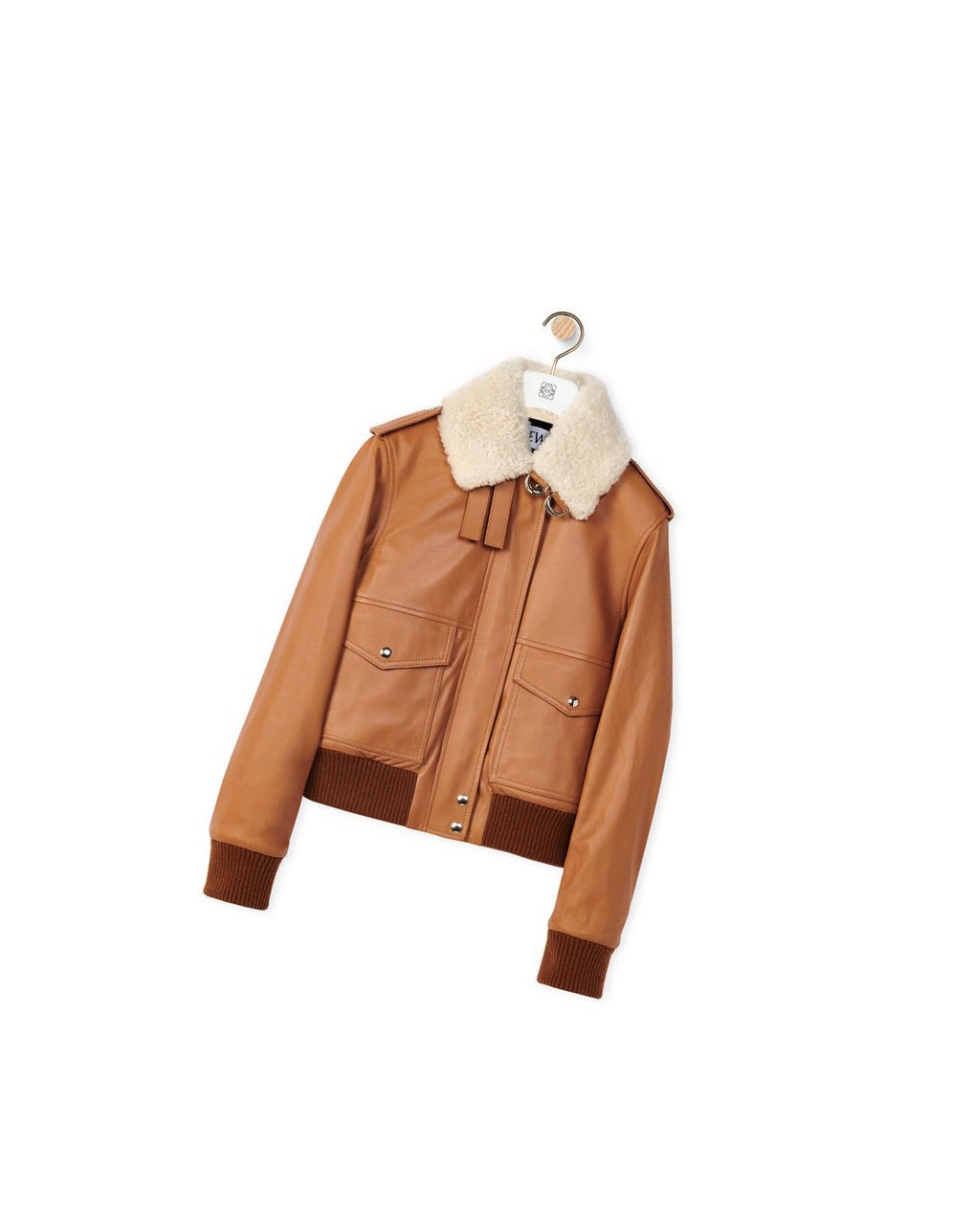 Loewe Aviator jacket in nappa Blancos | CMAJH-2715