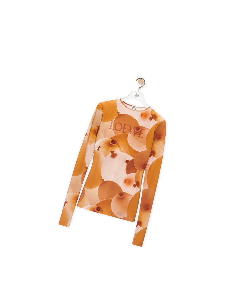Loewe Balloon print top in technical jersey Multicolor | BGAFJ-8140