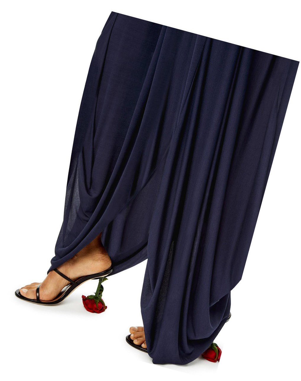 Loewe Balloon trousers in viscose Night | ATFEG-4957