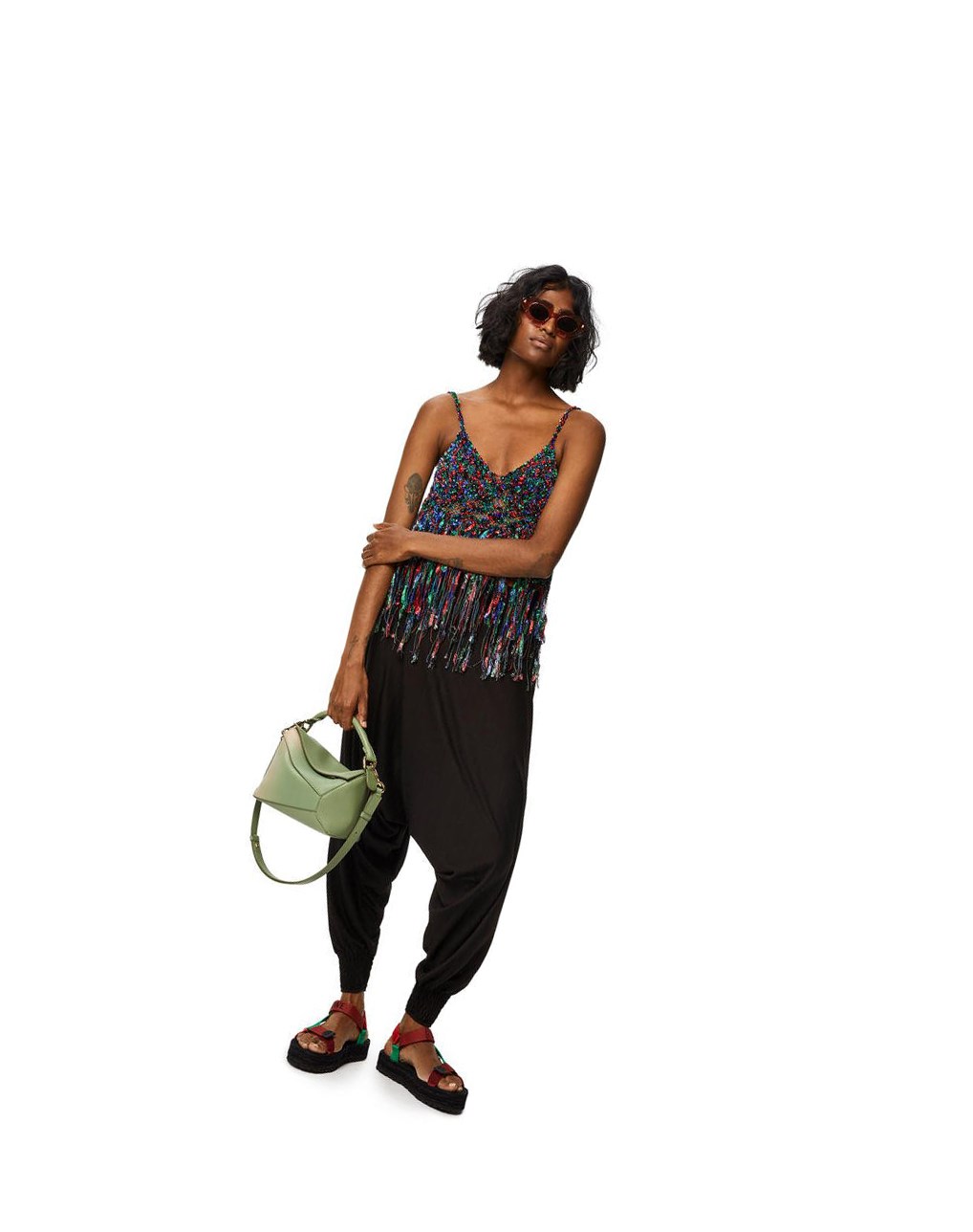 Loewe Balloon trousers in wool Negros | AYCWB-1069