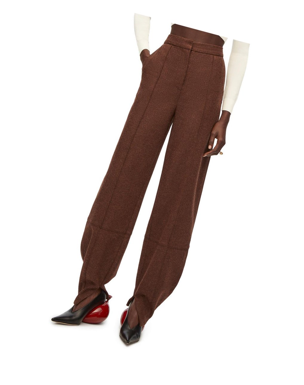 Loewe Balloon trousers in wool Rojos | HIVZD-5329