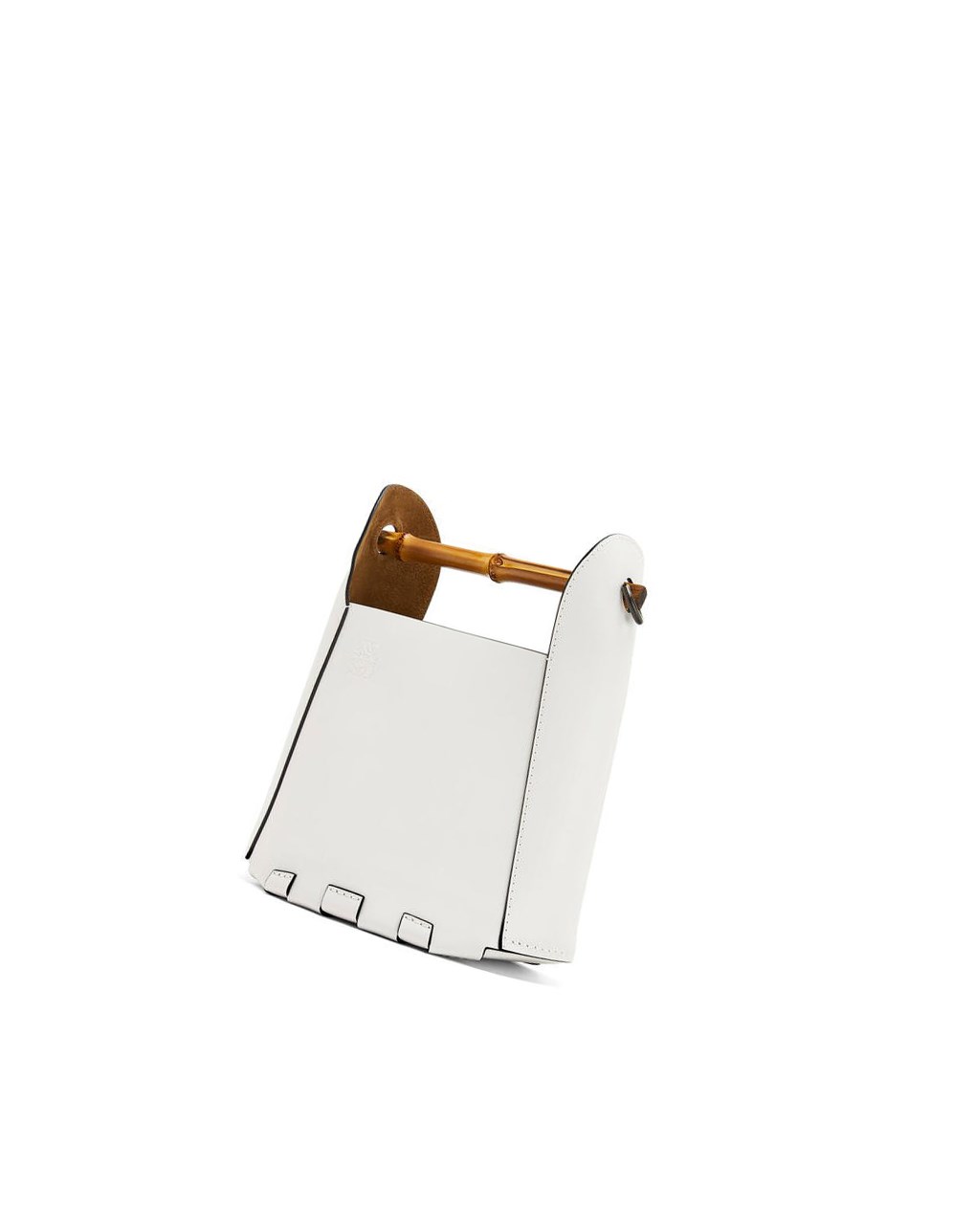 Loewe Bamboo bucket bag in calfskin Blancos | ERYXJ-6712