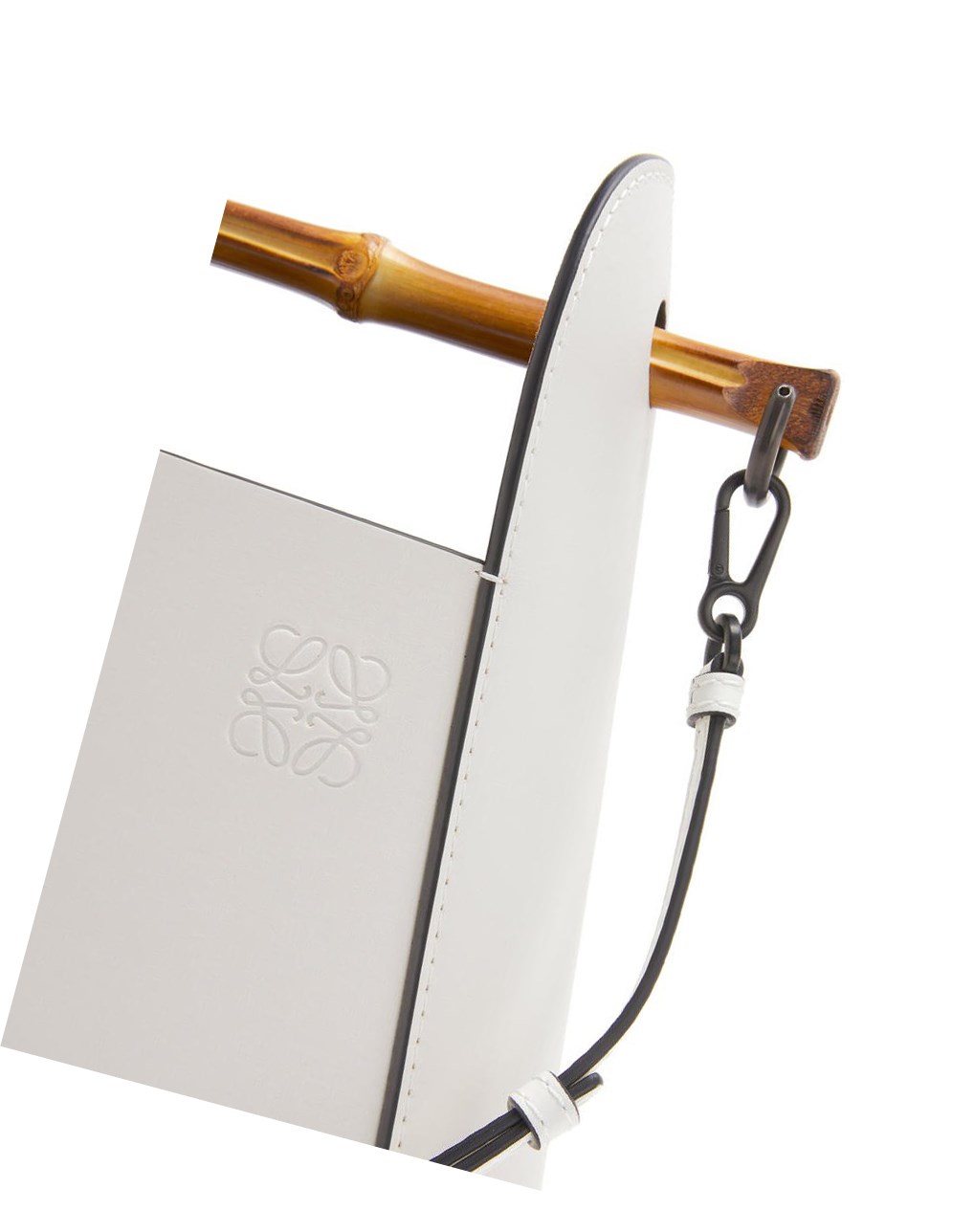 Loewe Bamboo bucket bag in calfskin Blancos | ERYXJ-6712