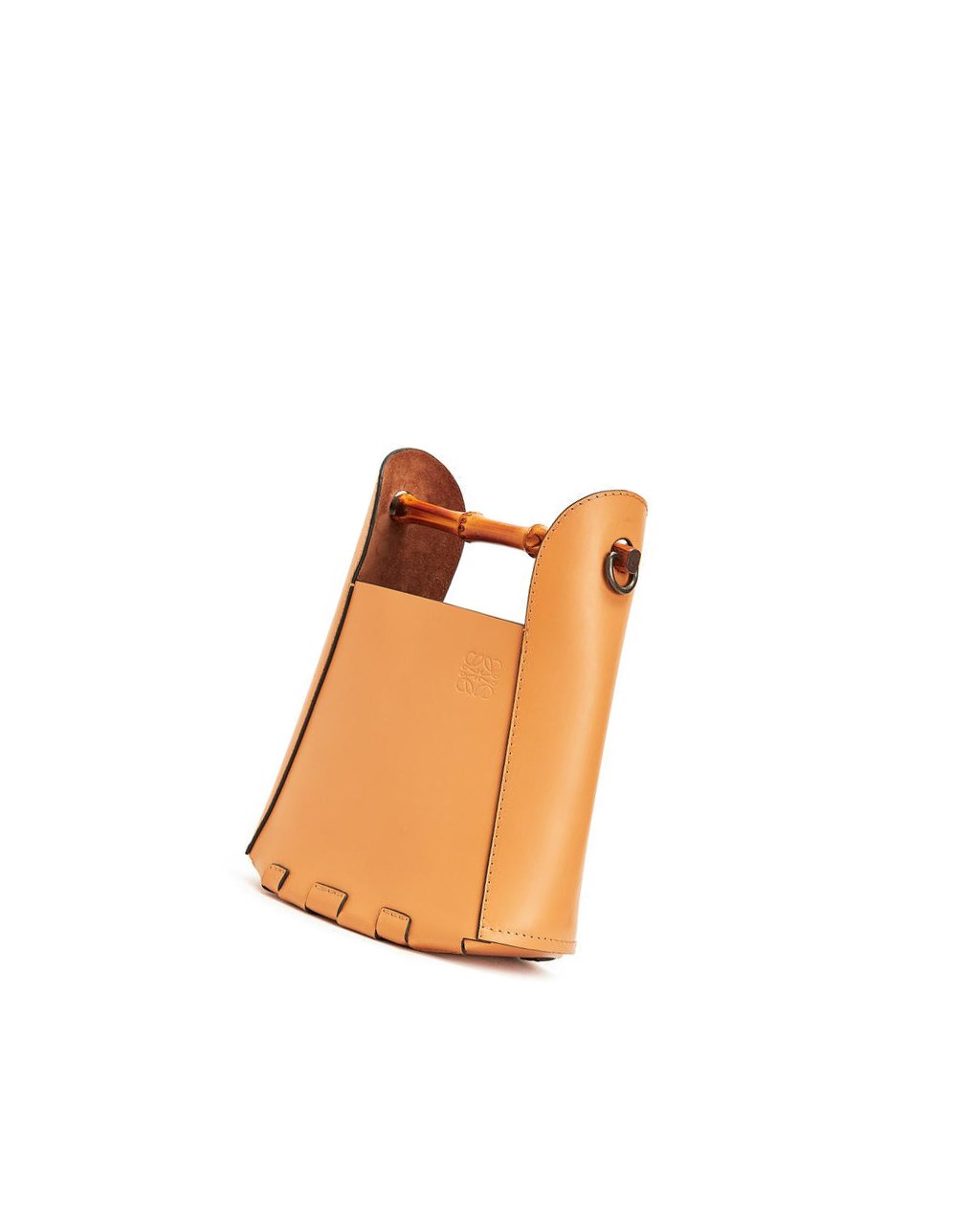 Loewe Bamboo bucket bag in calfskin Honey | HSVFR-1942