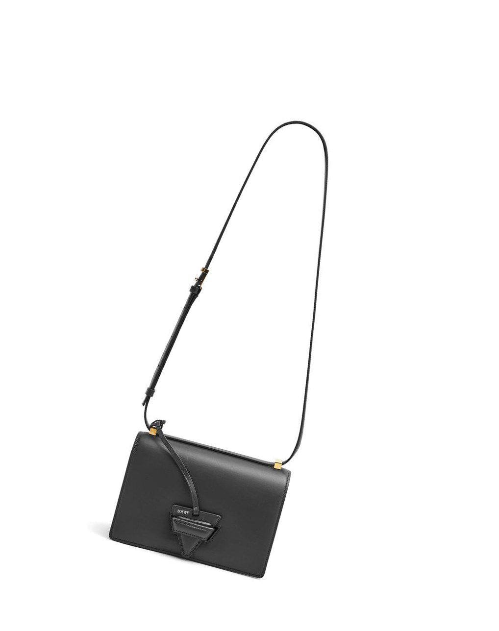 Loewe Barcelona bag in silk calfskin Negros | TXKAZ-4572