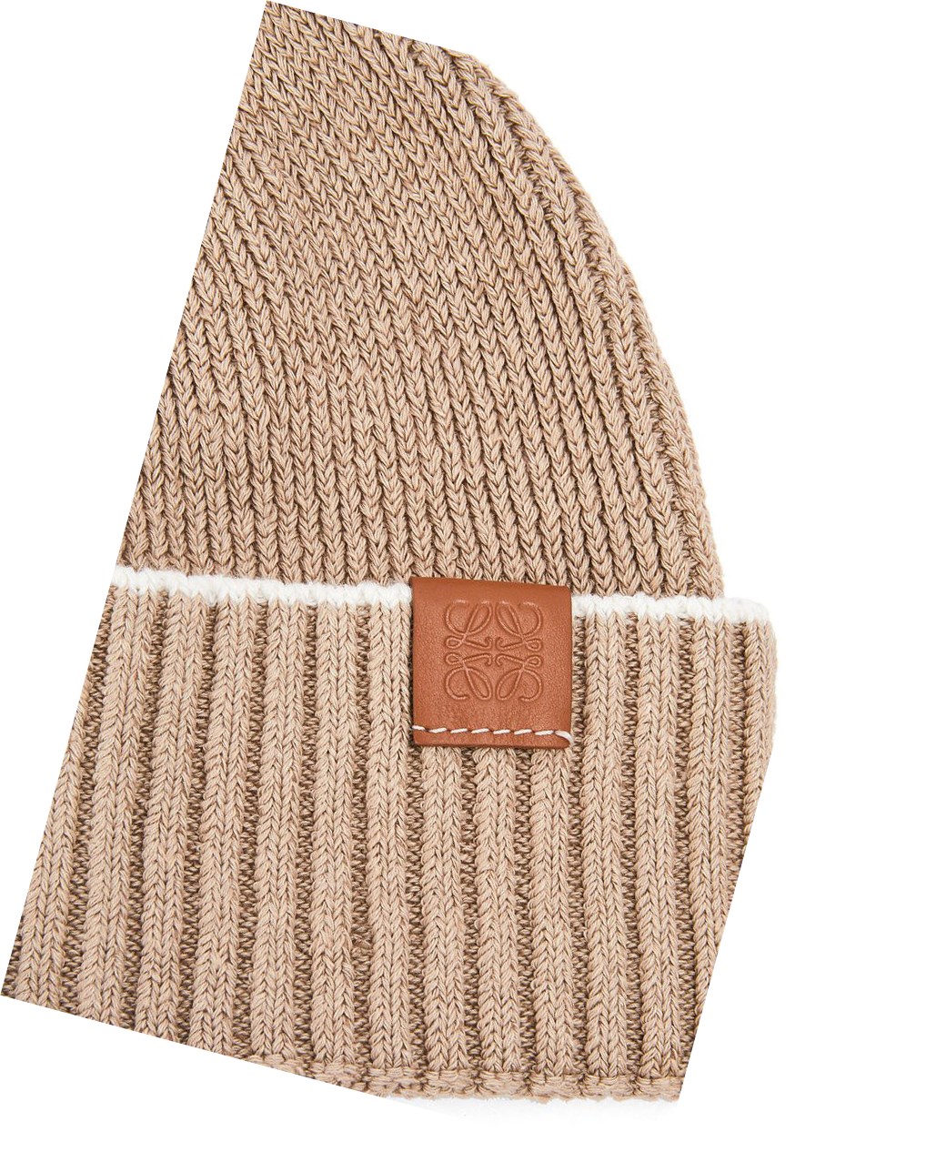 Loewe Beanie in linen and cotton Beige Blancos | ILGCO-0791