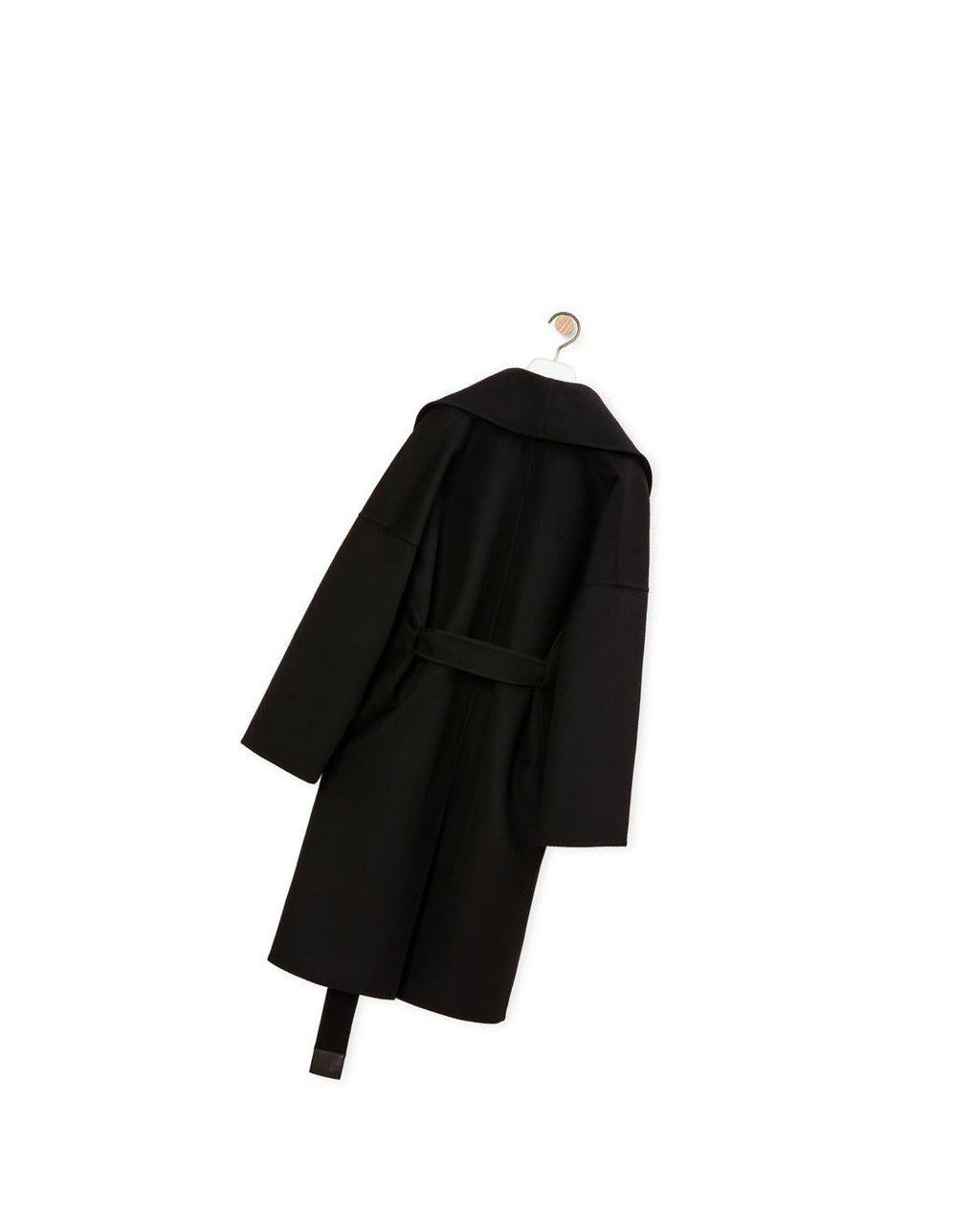 Loewe Belted coat in wool and cashmere Negros | GSOEW-0578