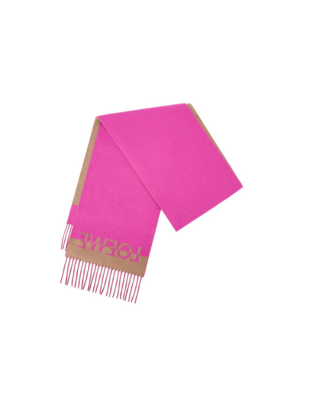 Loewe Bicolour LOEWE scarf in wool and cashmere Azules Rosas | TURMW-7469