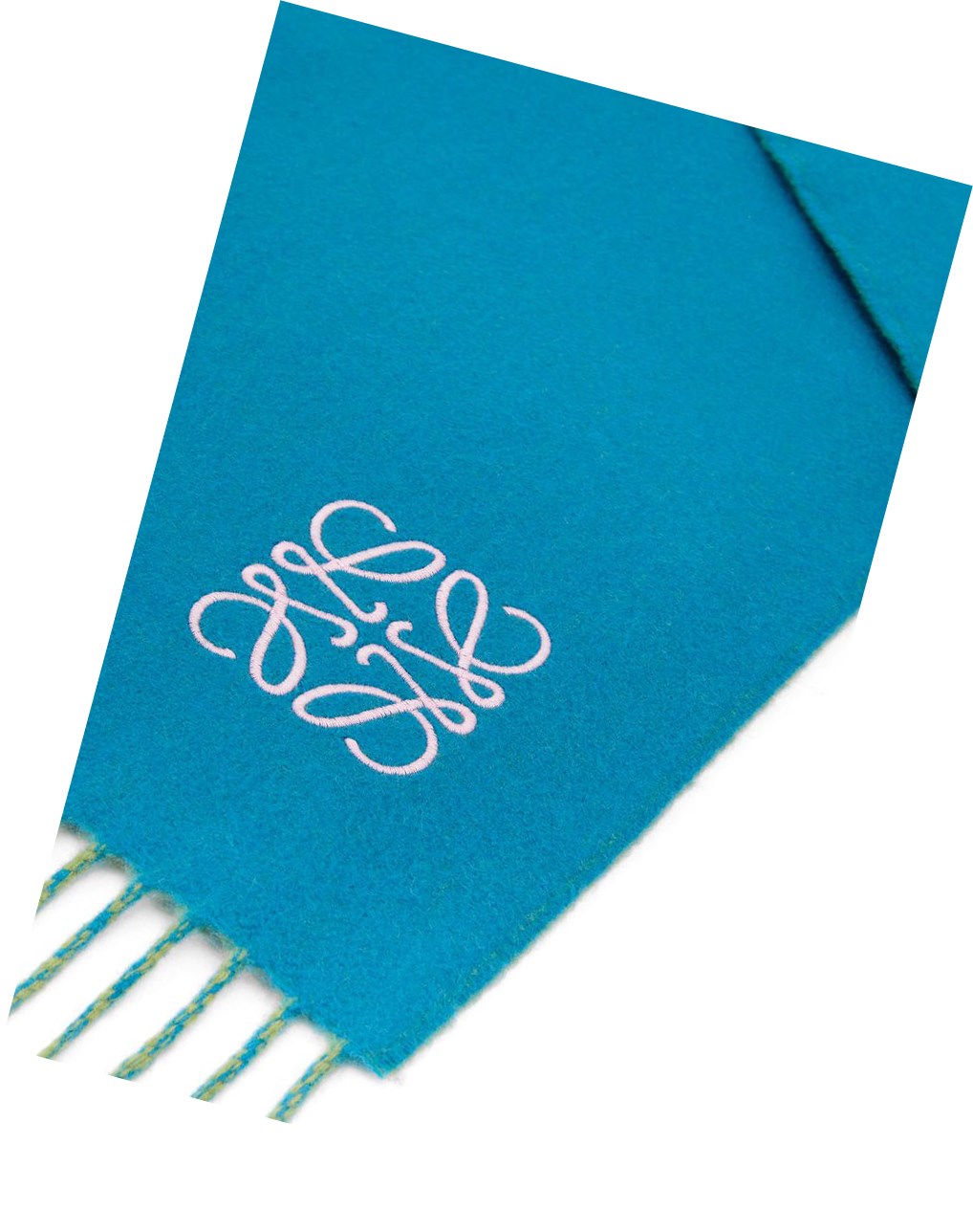 Loewe Bicolour scarf in wool and cashmere Azules | JGQCZ-0968