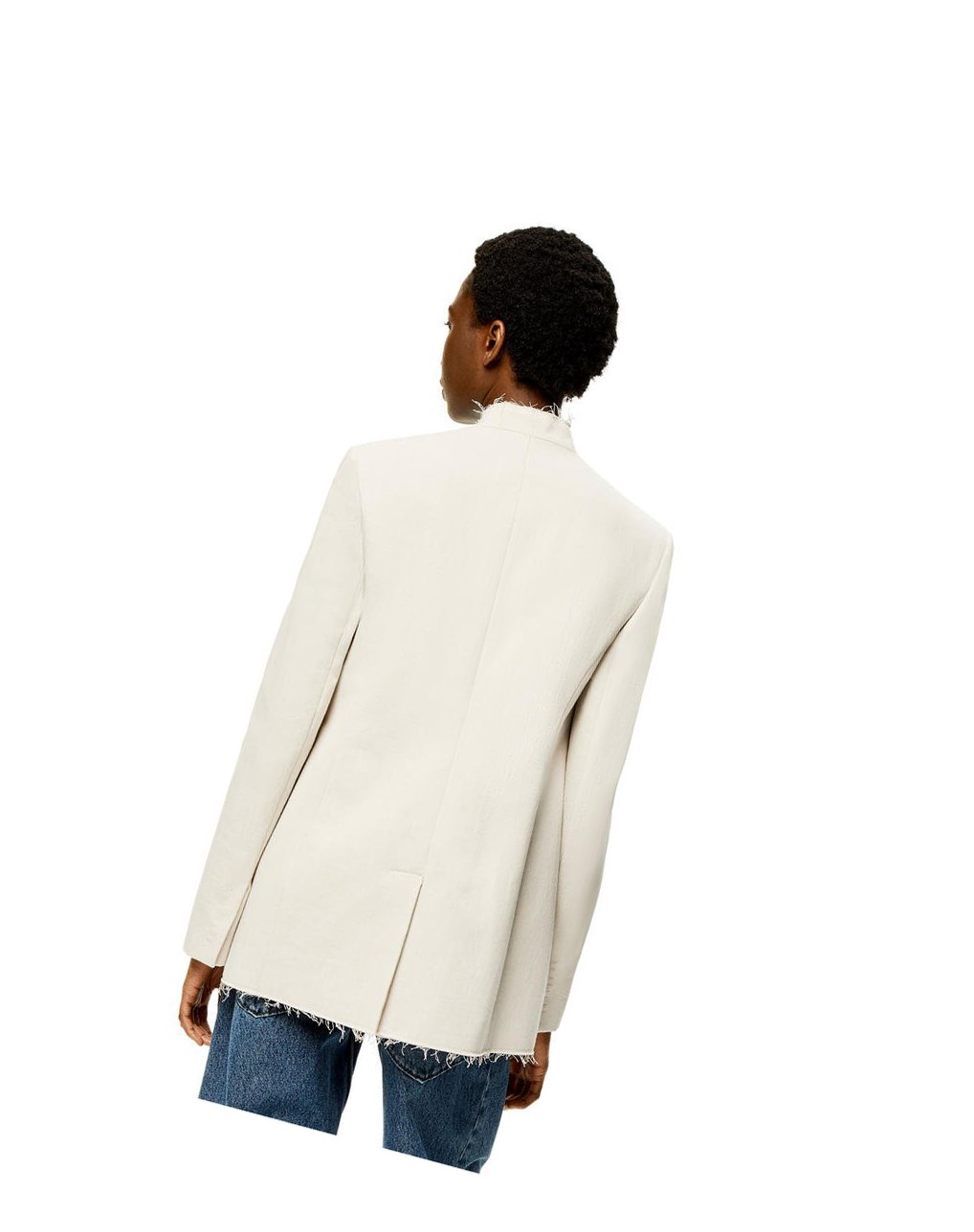 Loewe Blazer in denim Ecru | CPYHM-4197