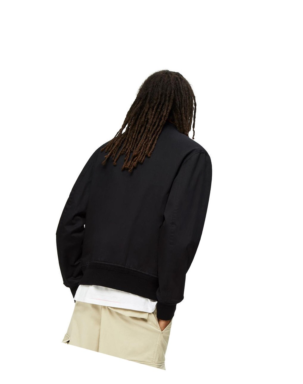 Loewe Bomber jacket in cotton Negros | BEGXK-9760