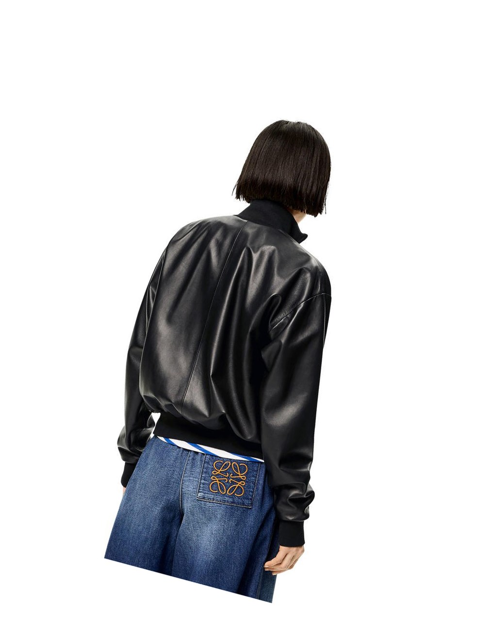 Loewe Bomber jacket in nappa Negros | HEIFO-8201