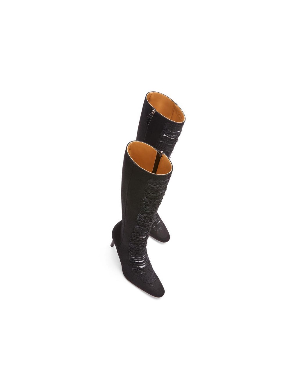 Loewe Boot in ripped denim Negros | OFUXJ-9785