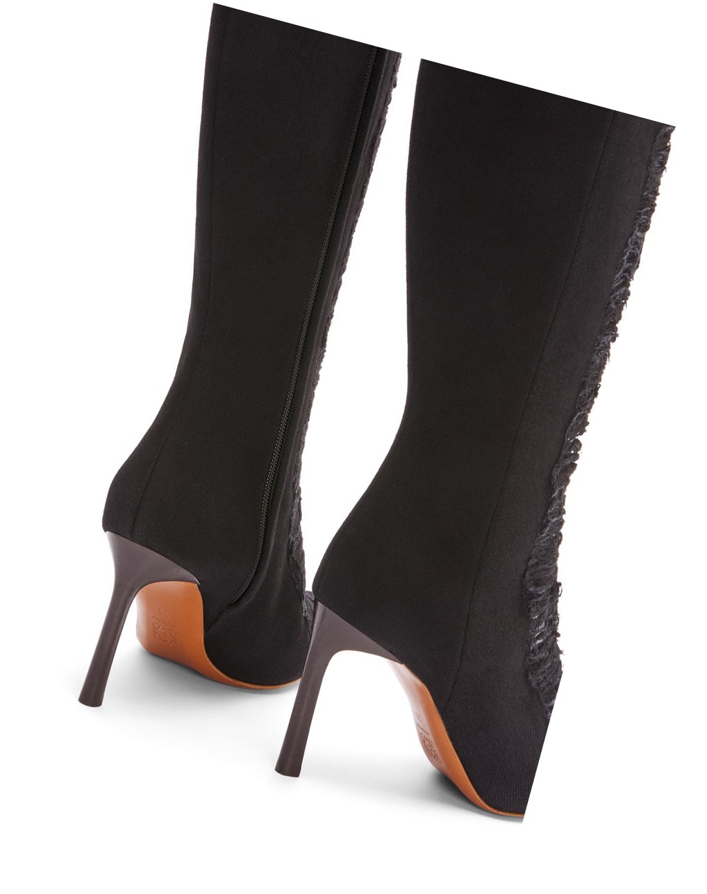 Loewe Boot in ripped denim Negros | OFUXJ-9785