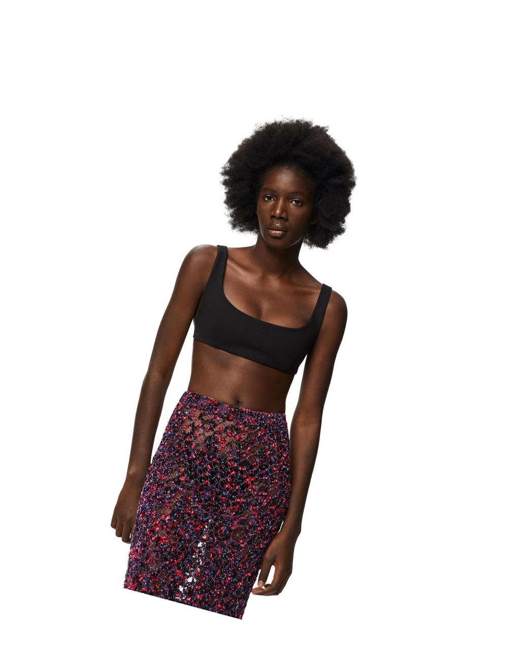 Loewe Bra top in cotton Negros | WCPZI-0254