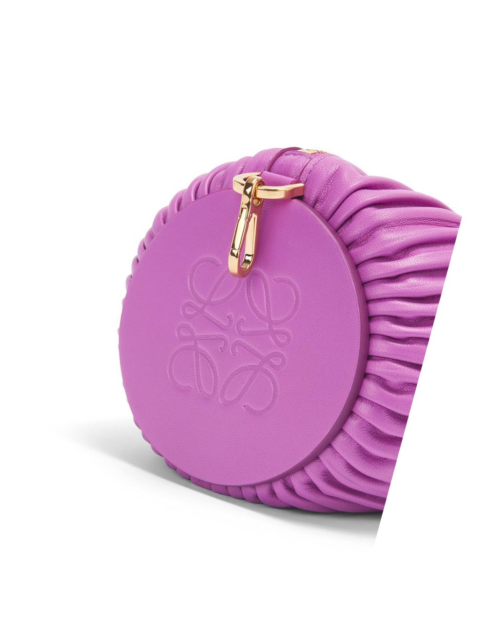 Loewe Bracelet pouch in nappa calfskin Morados | JFWXT-7054