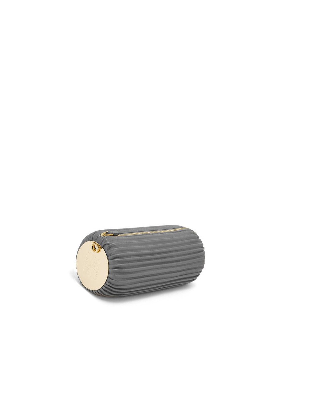 Loewe Bracelet pouch in nappa calfskin and brass Grises | GQIHL-4325
