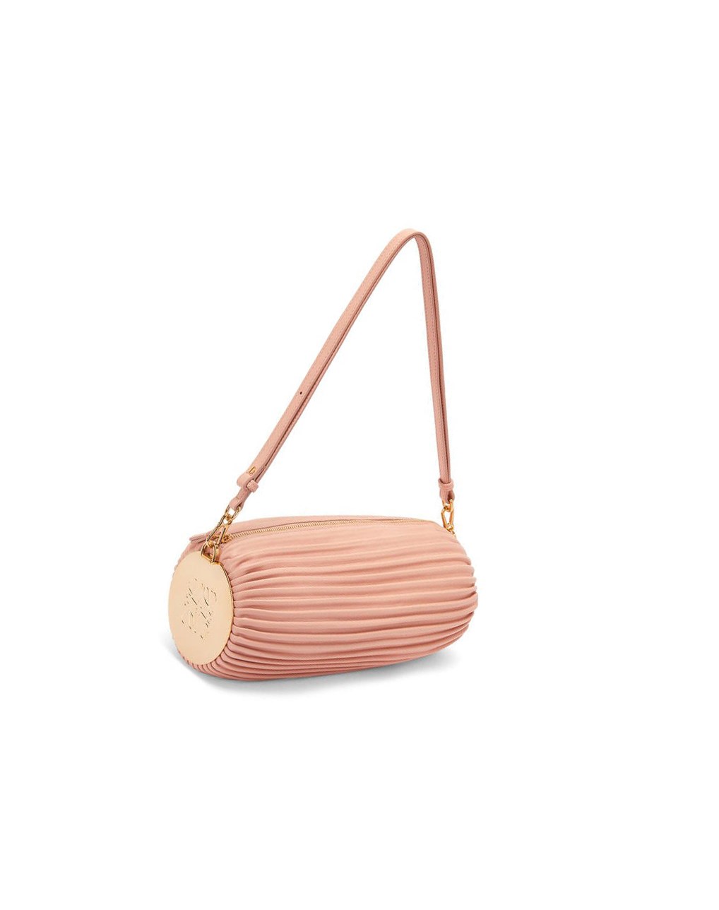 Loewe Bracelet pouch in nappa calfskin and brass Rosas | YXCLK-8507