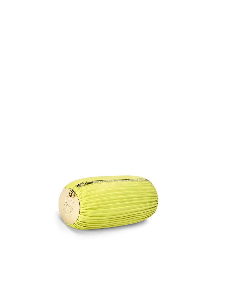 Loewe Bracelet pouch in pleated nappa Amarillos | IUVZM-1570