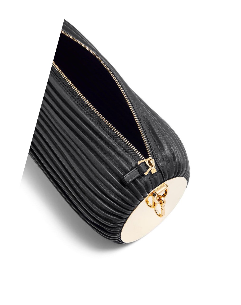 Loewe Bracelet pouch in pleated nappa Negros | GOKDV-8372