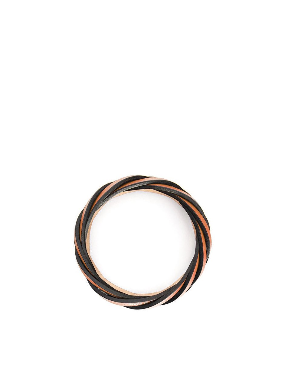 Loewe Braided bangle in classic calfskin Tan | TJKCA-9571