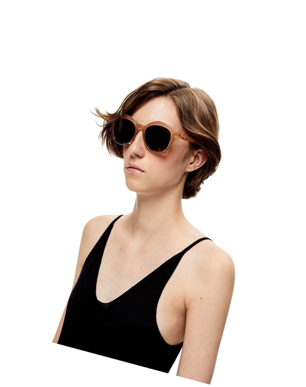 Loewe Browline sunglasses in acetate Rosas Dorados | WSRUG-5802
