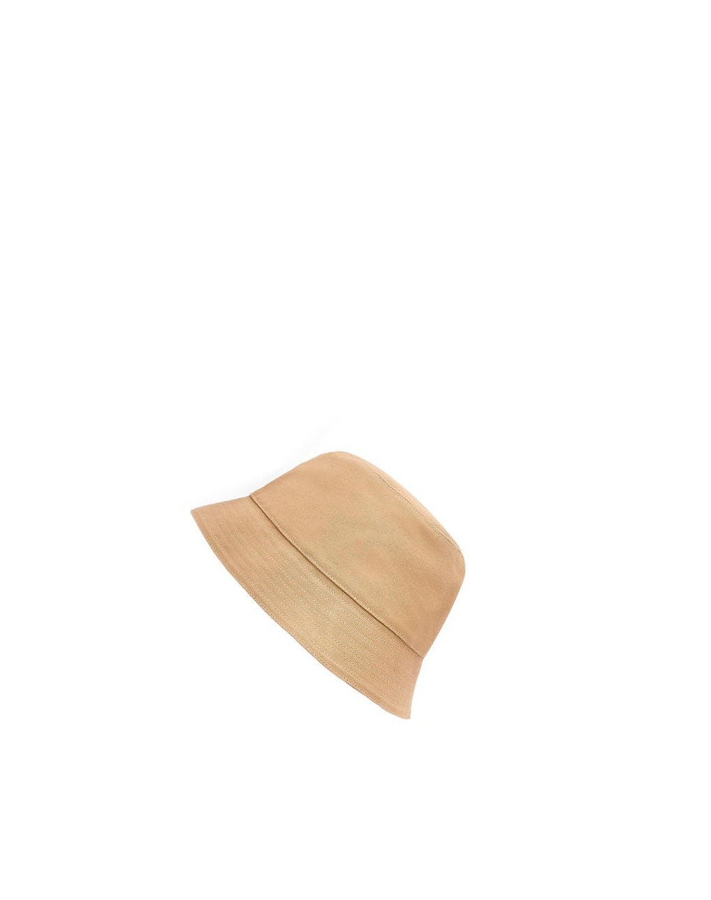 Loewe Bucket hat in canvas and calfskin Sand / Tan | TISGM-8710