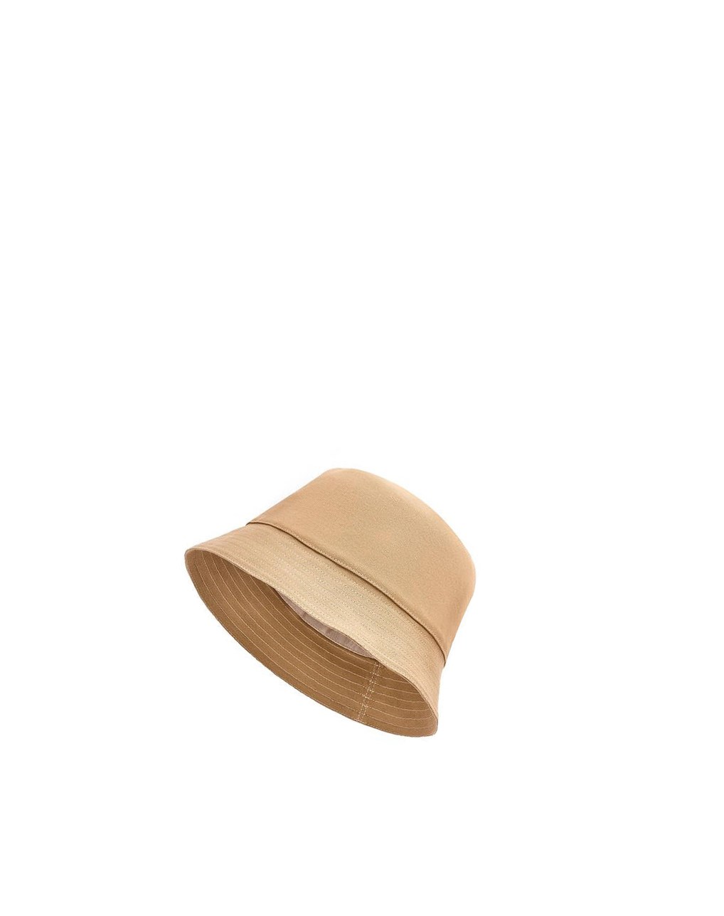 Loewe Bucket hat in canvas and calfskin Sand / Tan | TISGM-8710