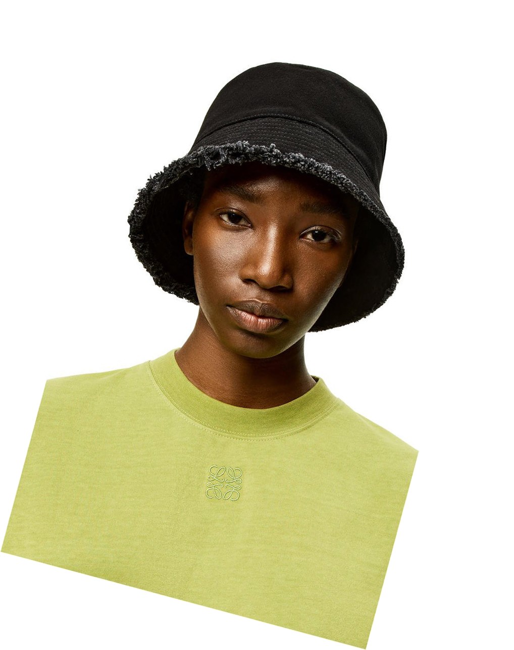 Loewe Bucket hat in denim calfskin Negros | GNUDT-9348