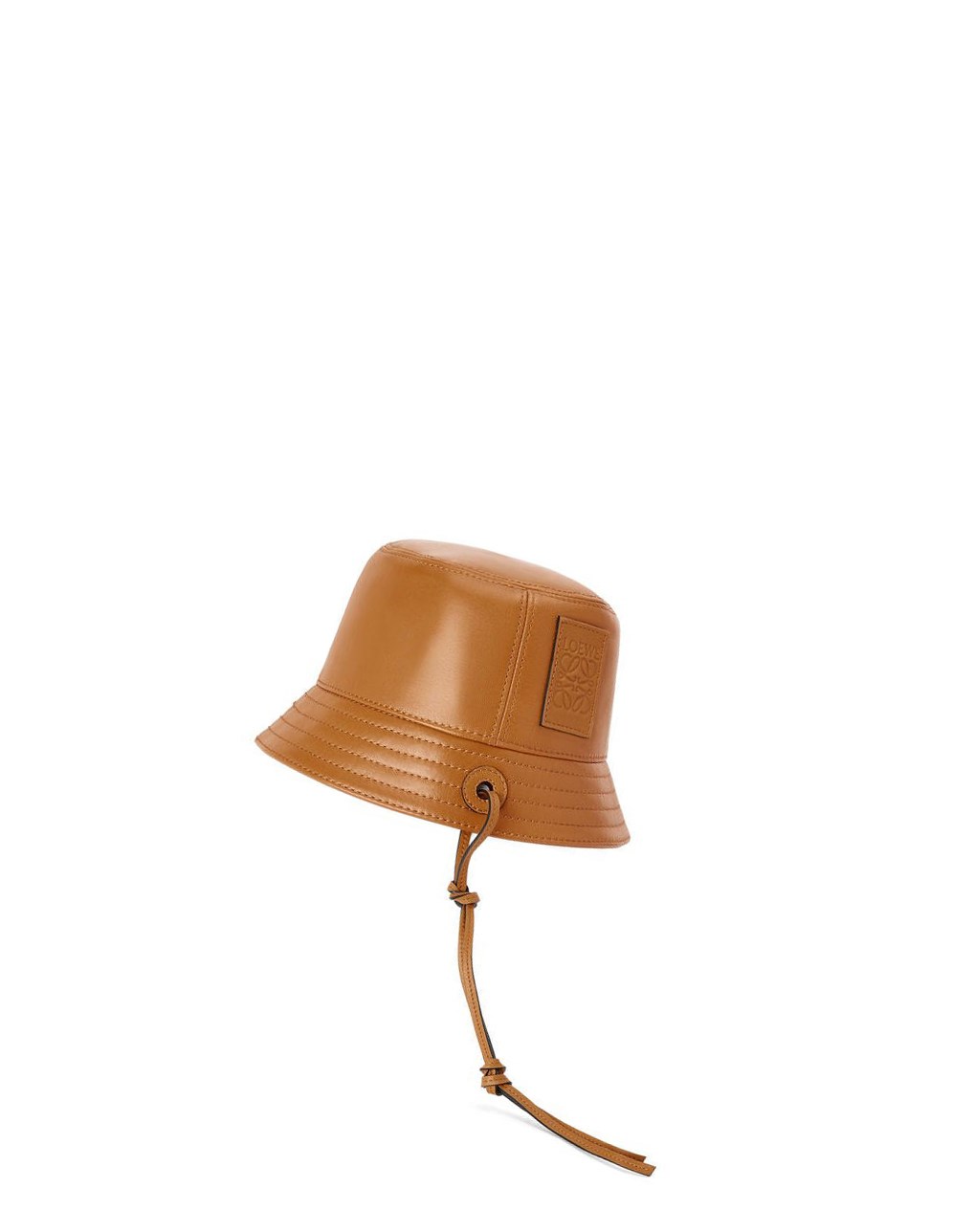 Loewe Bucket hat in nappa clafskin Tan | QYUGV-4136