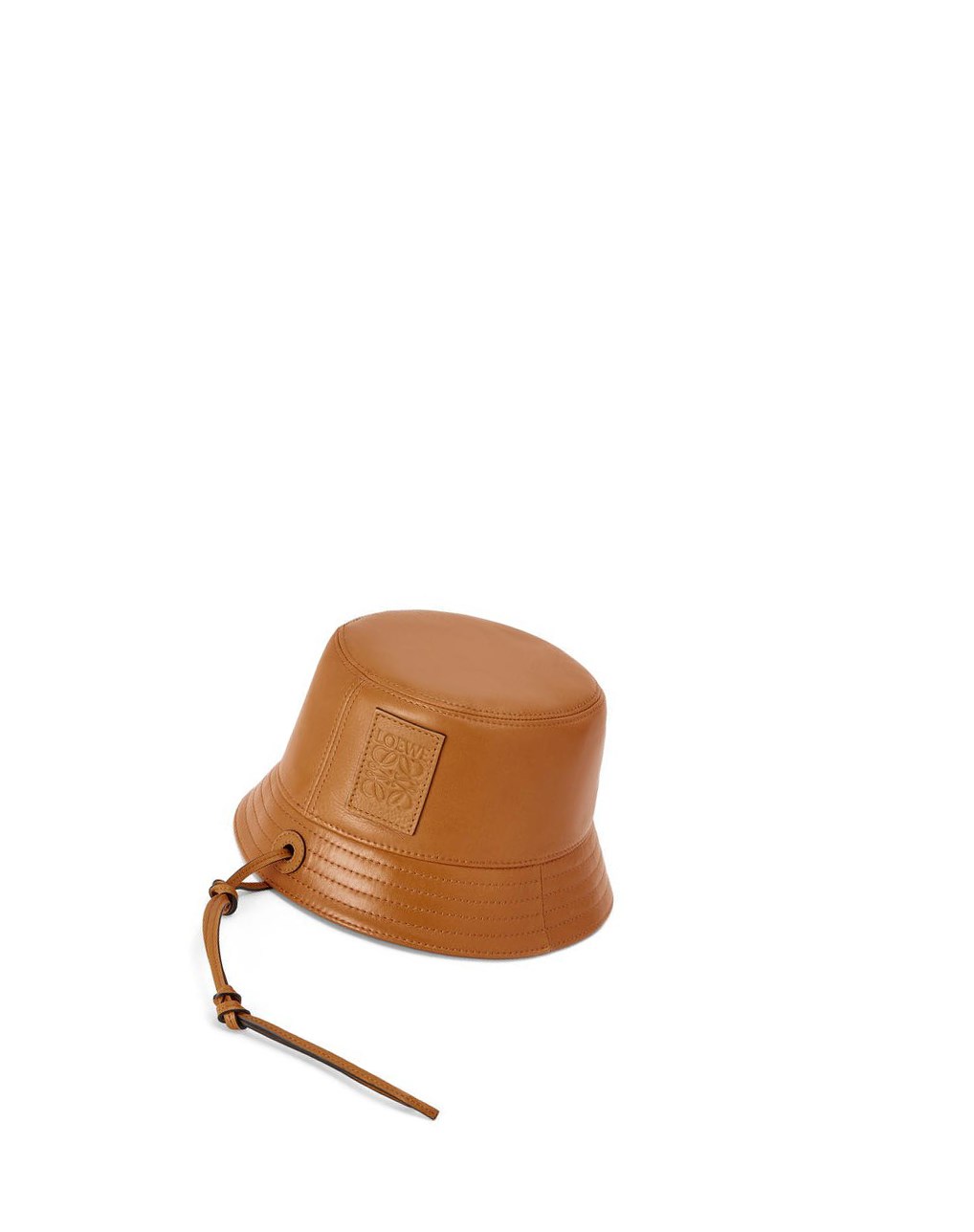 Loewe Bucket hat in nappa clafskin Tan | QYUGV-4136