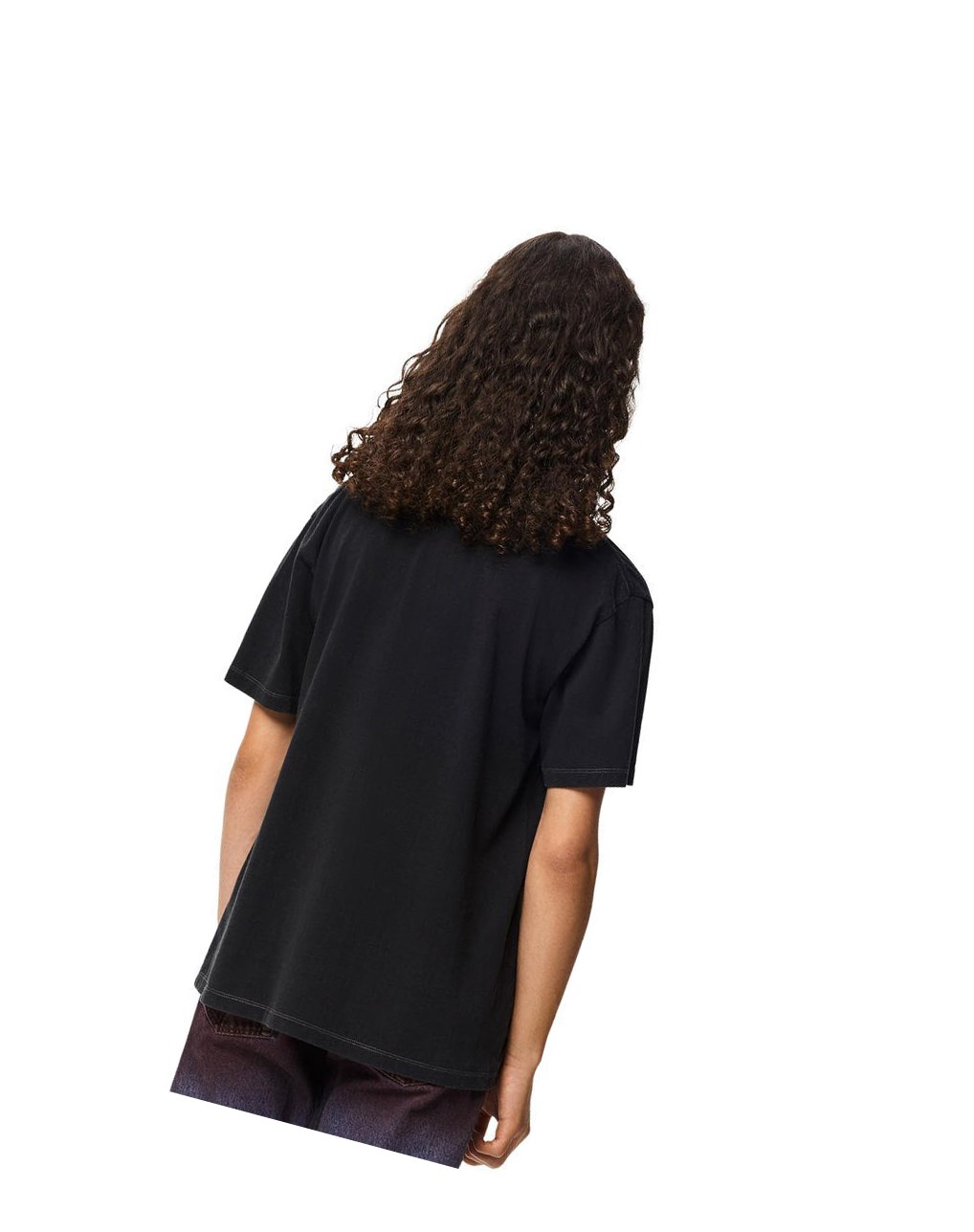 Loewe Bull print T-shirt in cotton Negros | PRUGS-5194