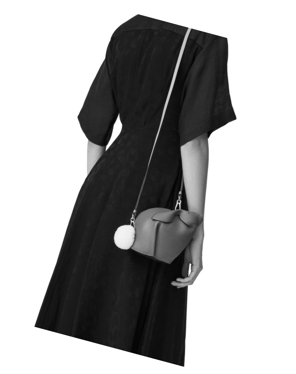 Loewe Bunny bag in calfskin and shearling New Candy | DFNQL-0785