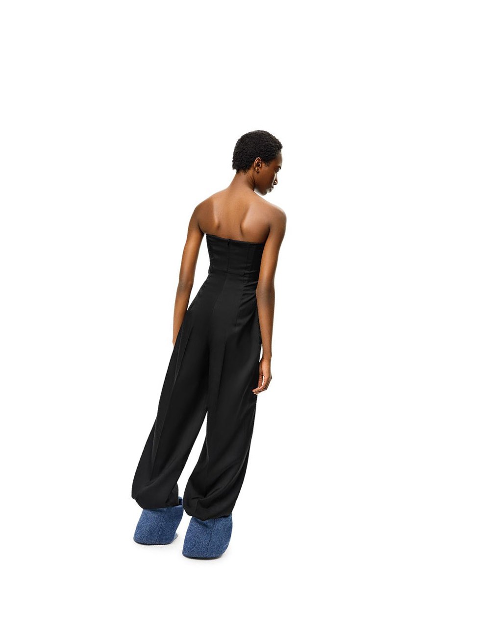 Loewe Bustier jumpsuit in wool and silk Negros | JRMHW-3965