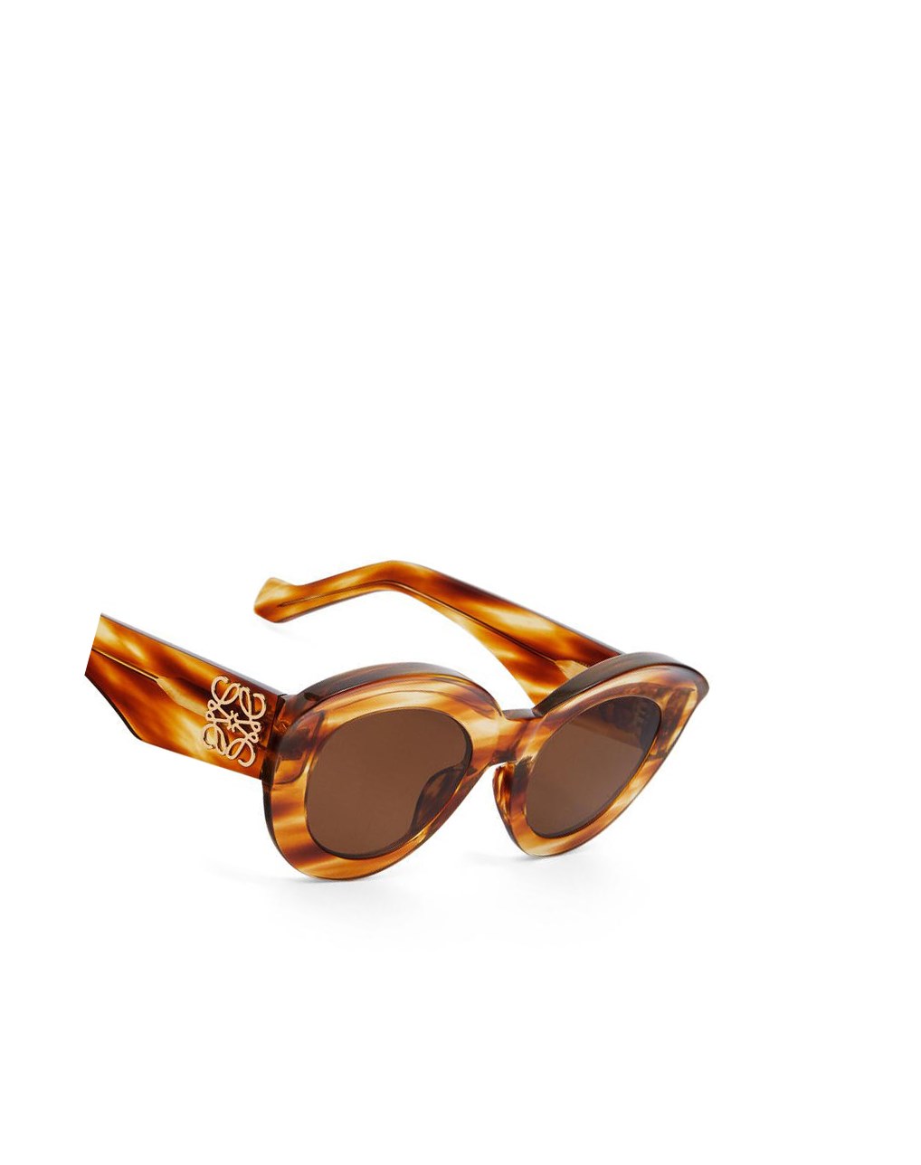 Loewe Butterfly Anagram sunglasses in acetate Striped Havana | FKELT-7049