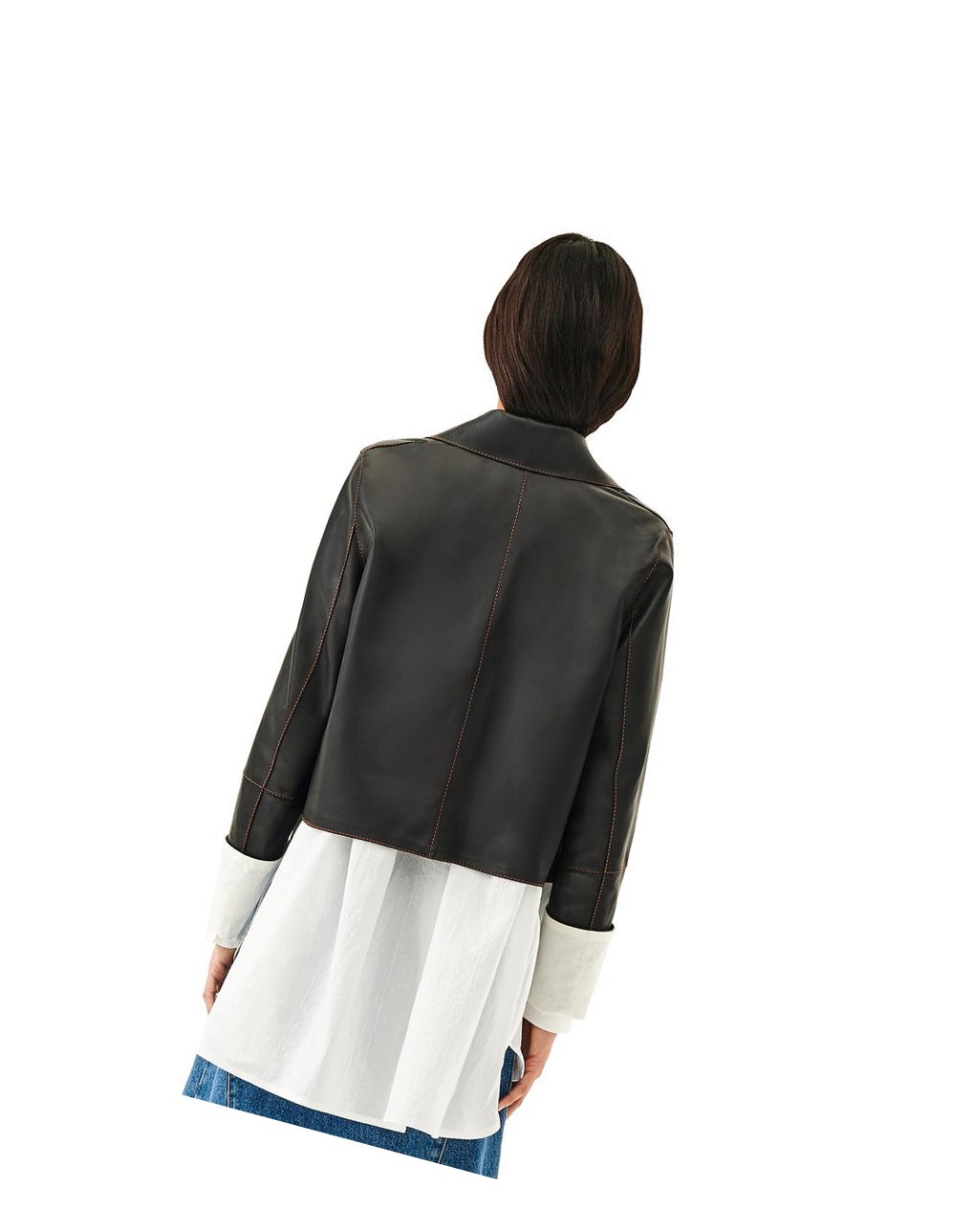 Loewe Button jacket in nappa Negros | RTHUE-6948