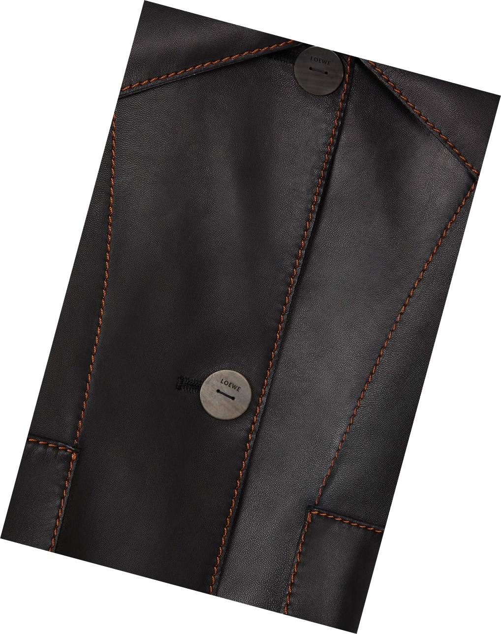 Loewe Button jacket in nappa Negros | RTHUE-6948