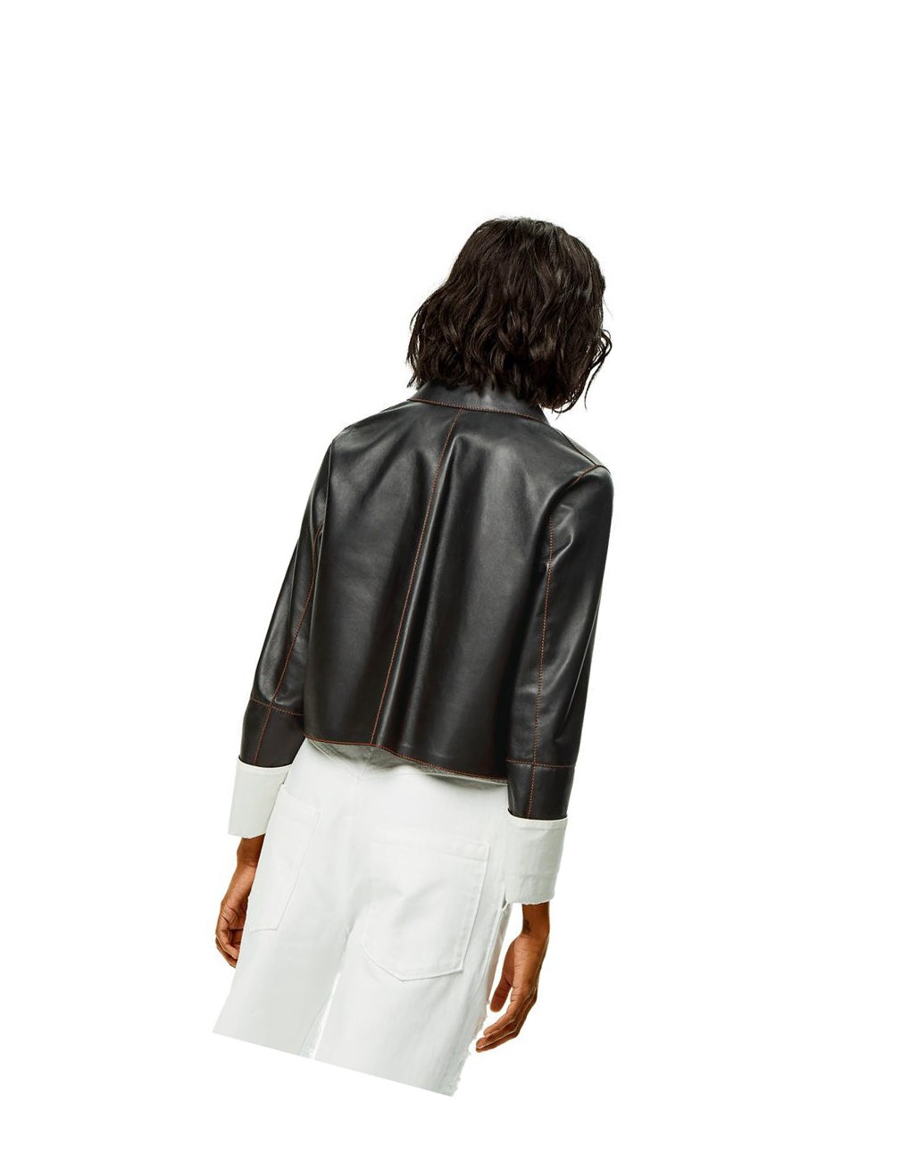 Loewe Button jacket in nappa Negros | SRZWJ-4296